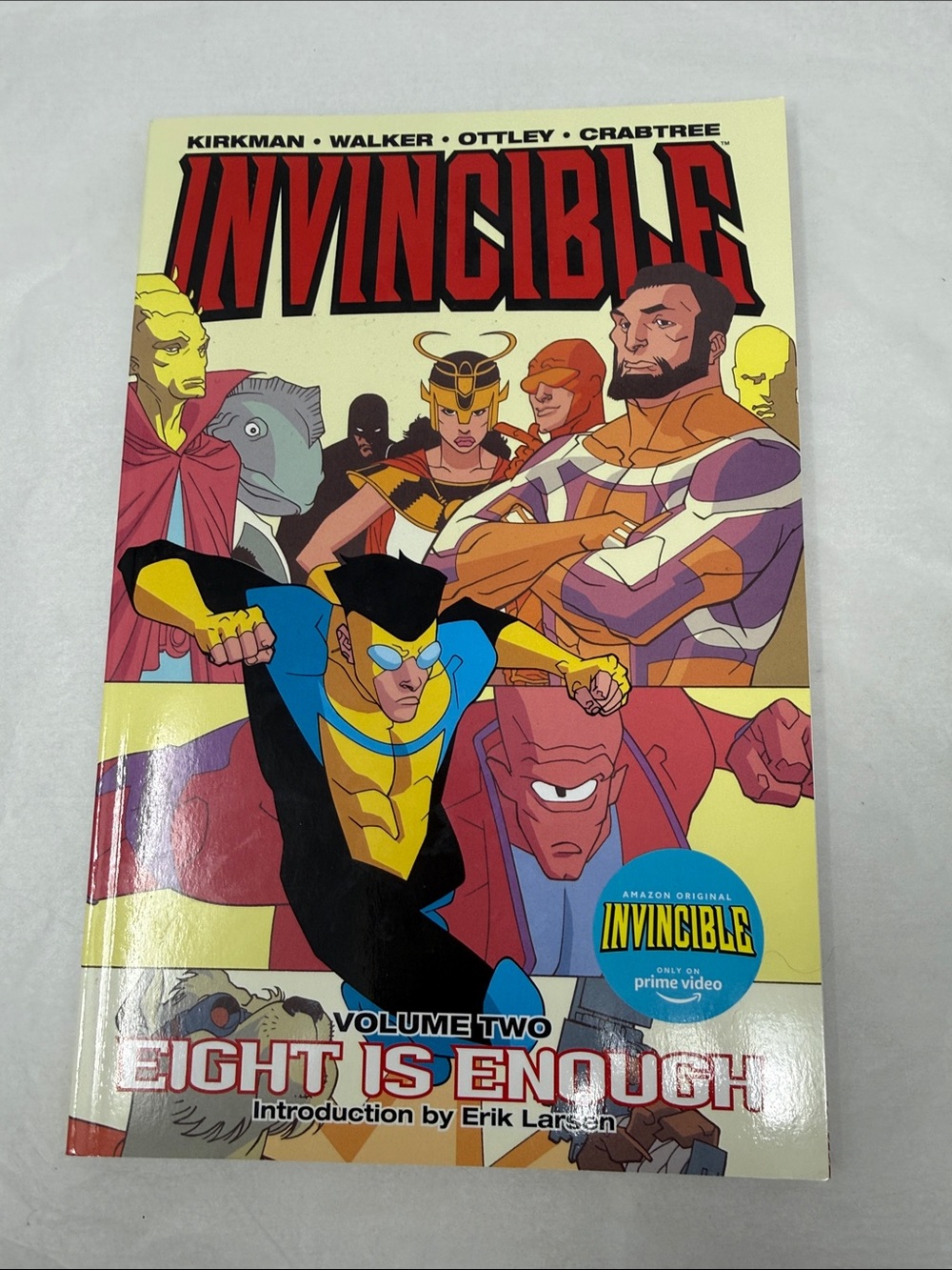 Invincible Volume 2 Eight Is Enough Graphic Novel TPB Robert Kirkman Comic Book